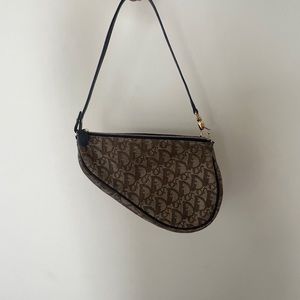 Vintage Dior saddle bag